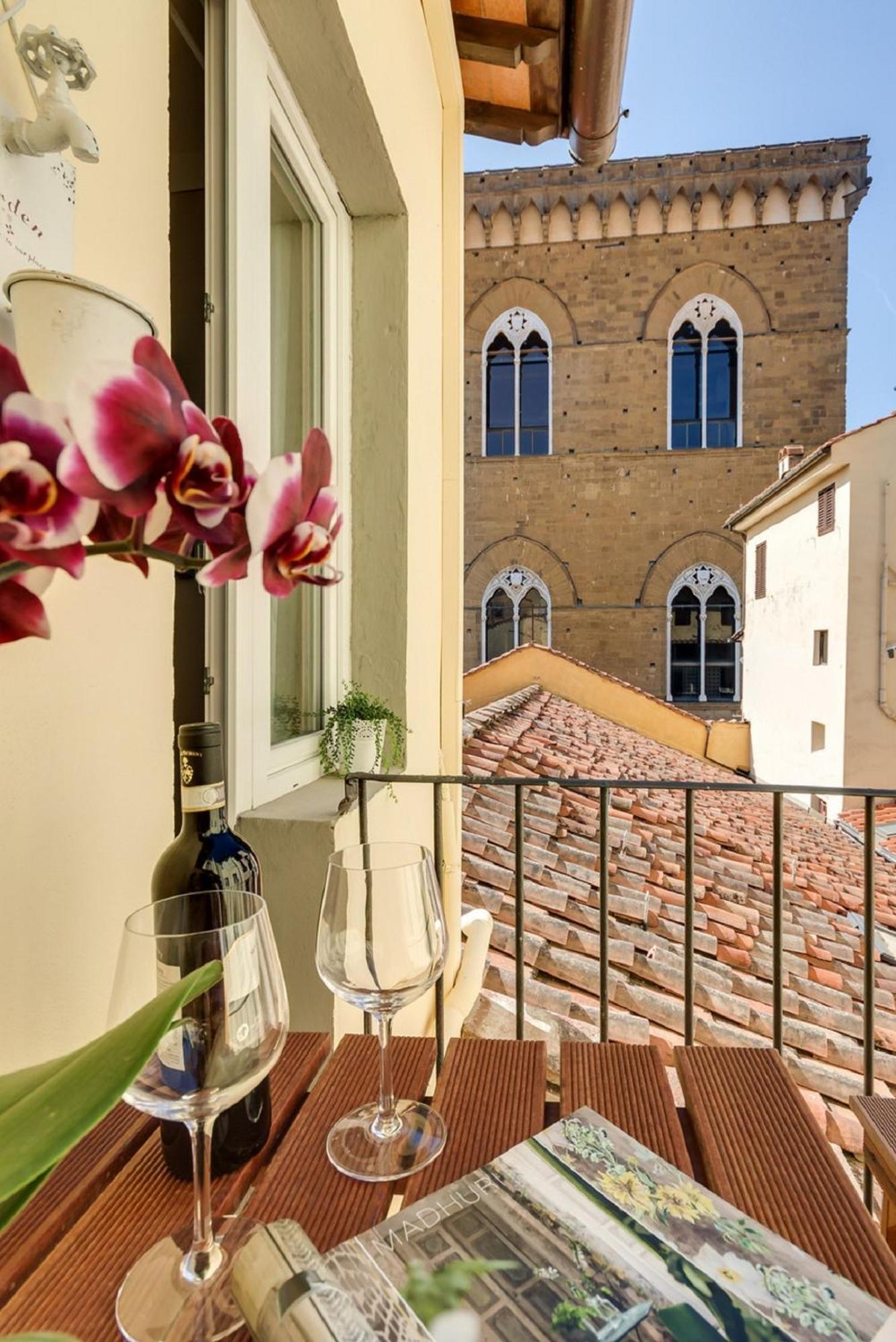 Apartments Florence - Cimatori Balcony Exterior photo